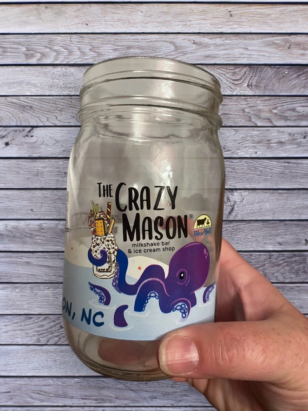 Collectible Crazy Mason Wilmington NC mason jar